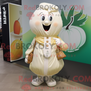 Cream Onion mascottekostuum...