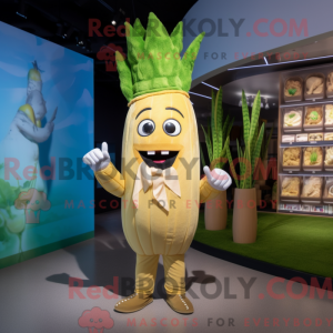 Gold Asparagus mascot...