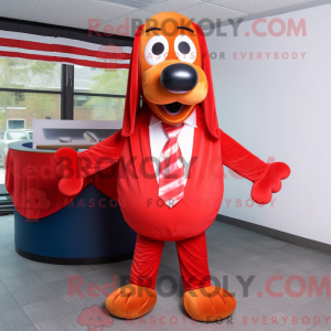 Red Hot Dog maskot kostume...