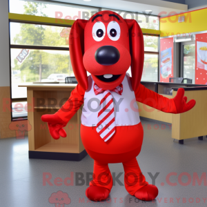 Red Hot Dog-mascottekostuum...