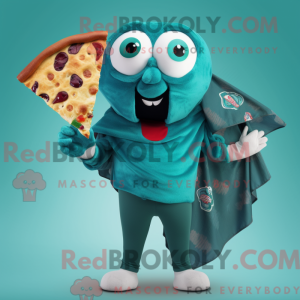 Postava maskota Teal Pizza...