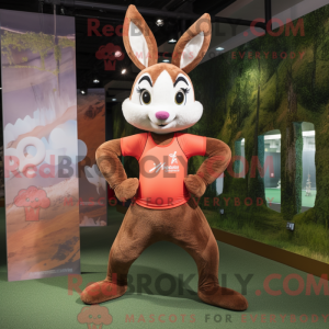 Rust Wild Rabbit mascot...