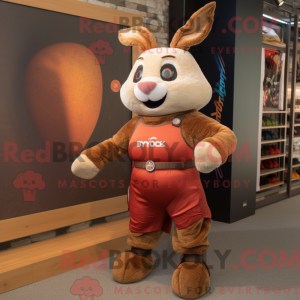 Rust Wild Rabbit maskot...