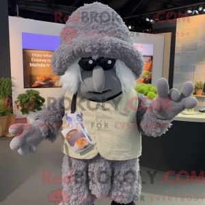 Gray Cauliflower mascot...