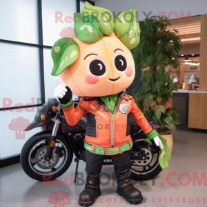 Peach Spinach Maskottchen...