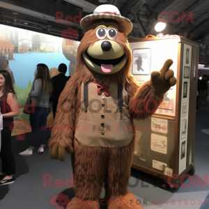 Brown But mascot costume...