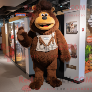 Brown But mascot costume...