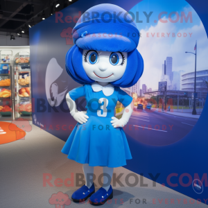 Postava maskota Blue...