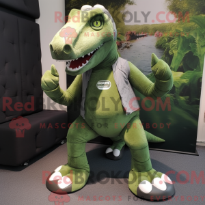 Olive Iguanodon maskot...