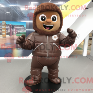 Brun Candy-maskotkostyme...