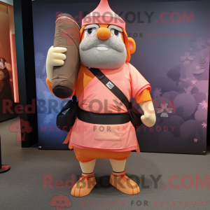 Peach Samurai mascot...