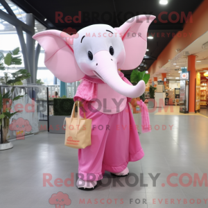 Pink Elephant maskot...