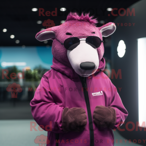 Magenta Tapir mascot...