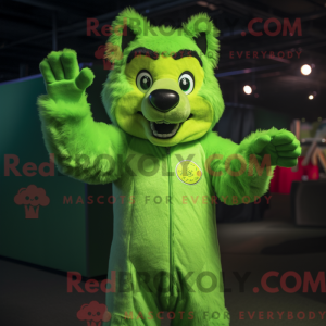 Figura de máscara de lobo...