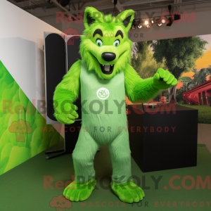 Figura de máscara de lobo...