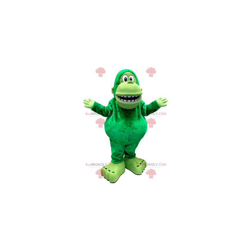 Giant green monkey mascot - Redbrokoly.com