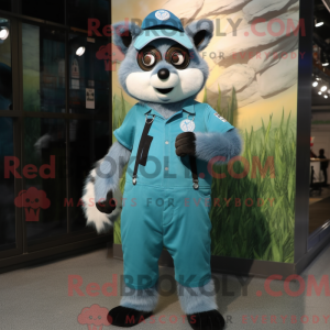 Cyan Raccoon...