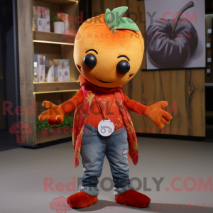 Rust Apple maskot drakt...