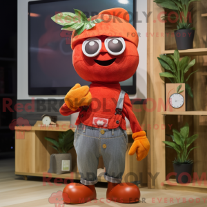 Rust Apple-mascottekostuum...