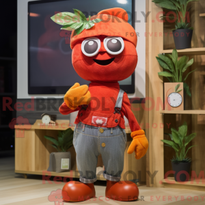 Rust Apple maskot kostume...
