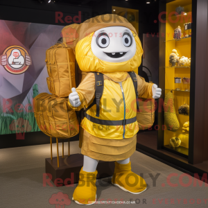 Personaggio mascotte Gold...