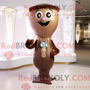 Brown Hourglass mascot...