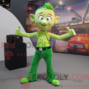 Forest Green Acrobat mascot...