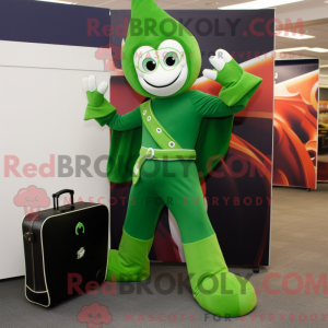 Forest Green Acrobat mascot...