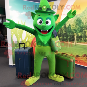 Forest Green Acrobat mascot...
