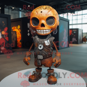 Postava maskota Rust Skull...