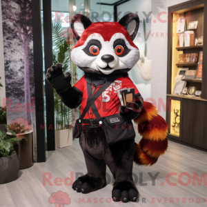 Schwarzer Roter Panda...