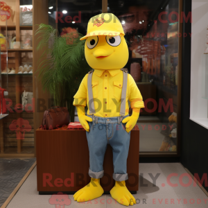 Lemon Yellow Quail mascot...