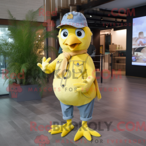 Lemon Yellow Quail mascot...