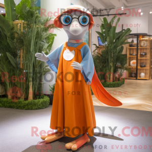 Rust Dolphin maskot kostume...