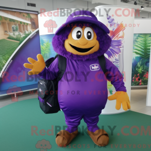 Purple Spaghetti mascot...