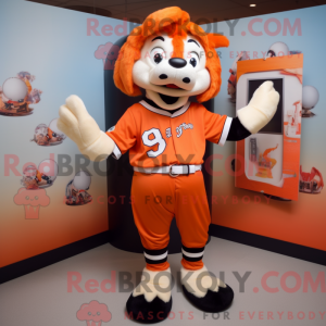 Orange Shepard S Pie mascot...