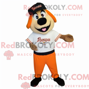 Orange Shepard S Pie maskot...