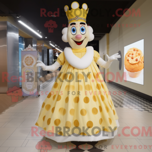 Cream Queen mascot costume...