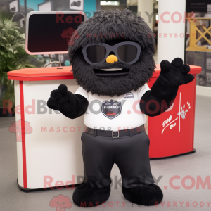 Black Meatballs mascot...