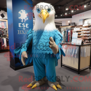 Sky Blue Bald Eagle máscara...
