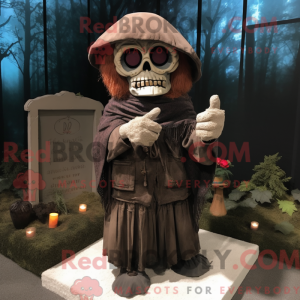 Graveyard mascot costume...