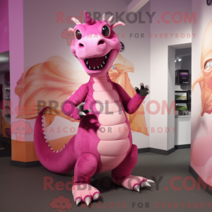 Maskottchenkostüm Rosa...