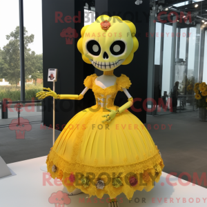 Lemon Yellow Skull mascot...