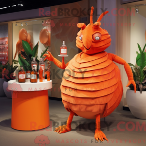 Orange Trilobite mascot...