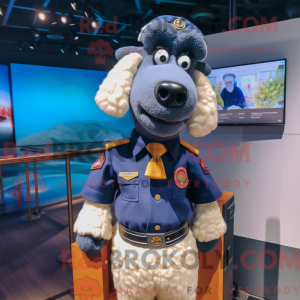 Navy Shepard S Pie mascot...