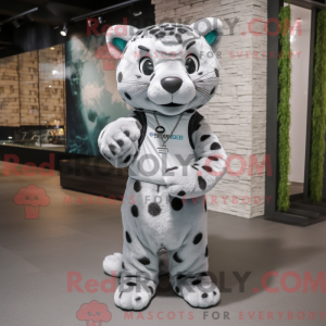 Silver Leopard mascot...