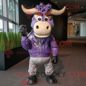 Lavender Zebu Maskottchen...