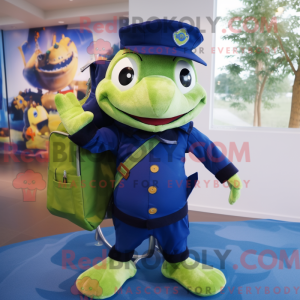 Figura de máscara de sapo...