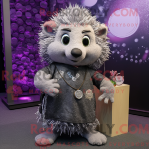 Gray Hedgehog mascot...