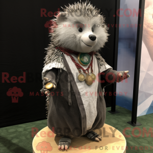 Gray Hedgehog mascot...